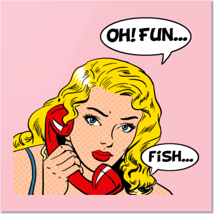 OhFunFish Posters and Art
